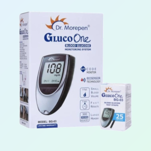 Dr. Morepen BG-03 Gluco One Glucometer Meter with 25 Strips