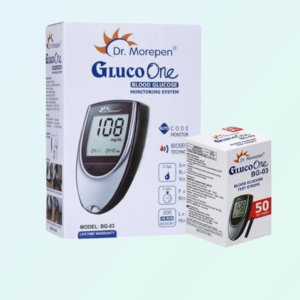 Dr. Morepen BG-03 Gluco One Glucometer Meter with 50 Strip